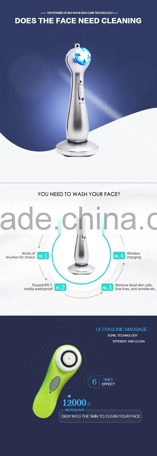 China Wholesale Skin Care Equipment , Beauty Spa Facial Golden Equipment