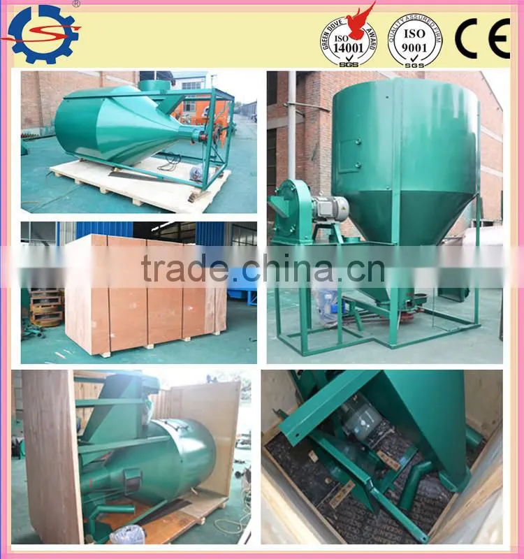 animal feed crusher and mixer for animal feed