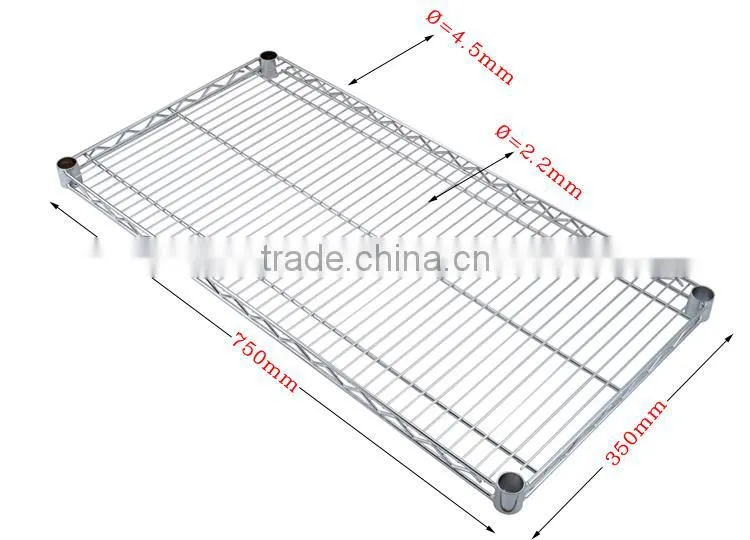 CW-17 shelf bracket support with chrome plated