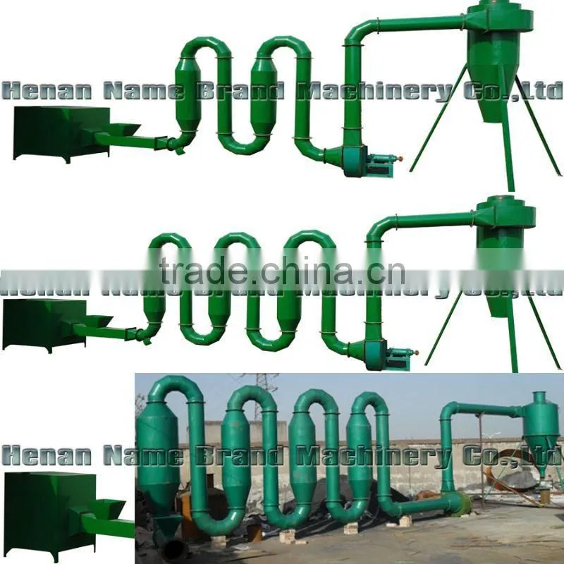 CE newest type hot air flow cow dung drying machine wet drying machine for sawdust dryer machine