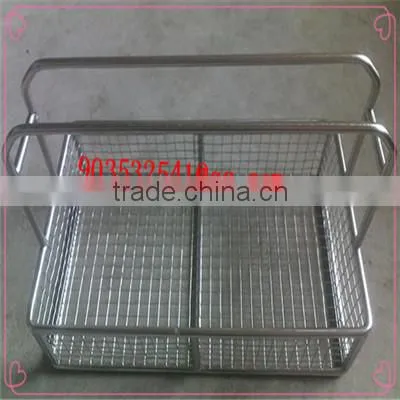 Medical 304 316 stainless steel disinfecting basket made in Anping