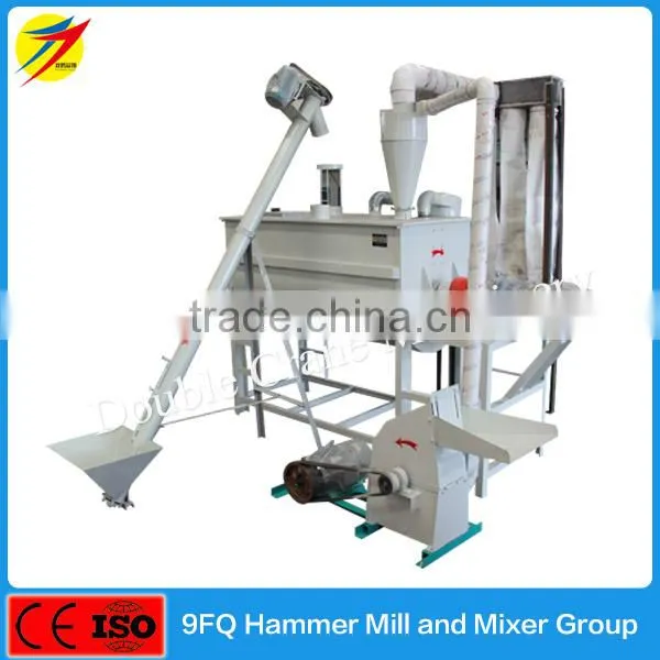 High efficiency cotton seed corn hammer mill mixer machine for livestock feed