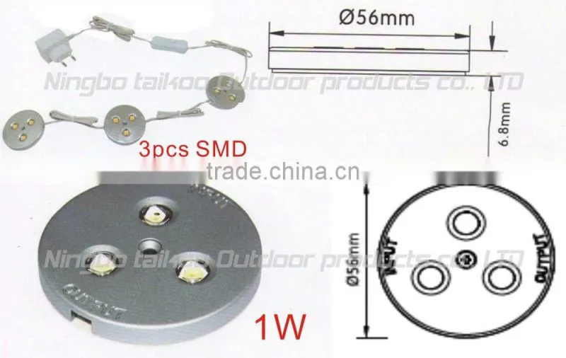 LED suspended ceiling lighting 3pcs *1w