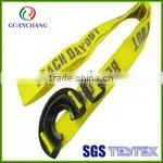 Custom retractable id badga card holder with clip lanyard