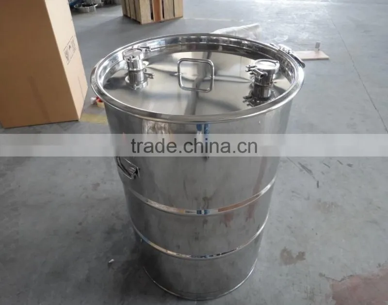 55 GALLON stainless steel honey drum / 200L Stainless Drum