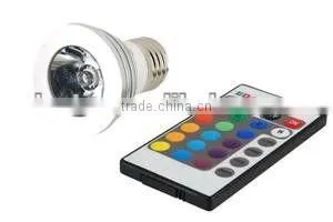 Magic Lighting LED Light Bulb And Remote With 16 Different Colors And 5 Modes