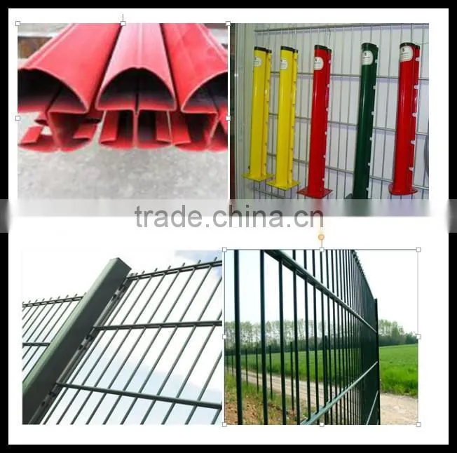 wholesale Powder Coated CE&ISO certificated Double Wire Fence Panel(professional manufacturer)