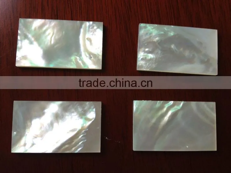 random cut white lip mother of pearl blanks for inlay