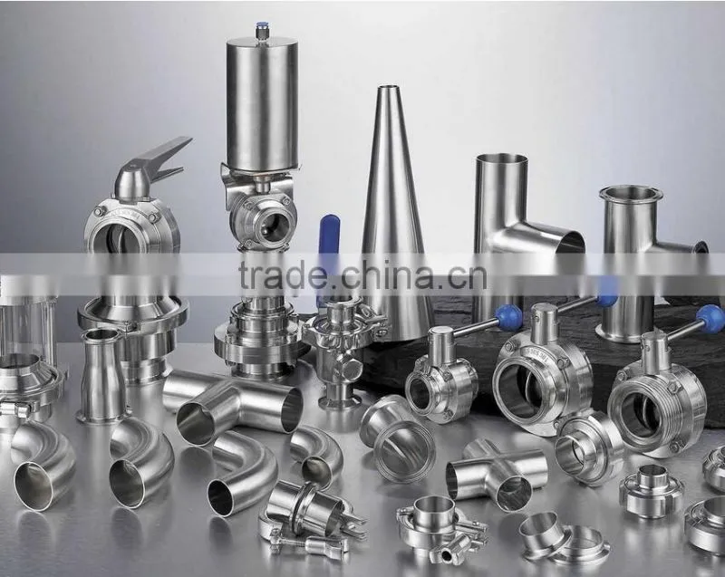 Stainless steel sanitary butterfly valve