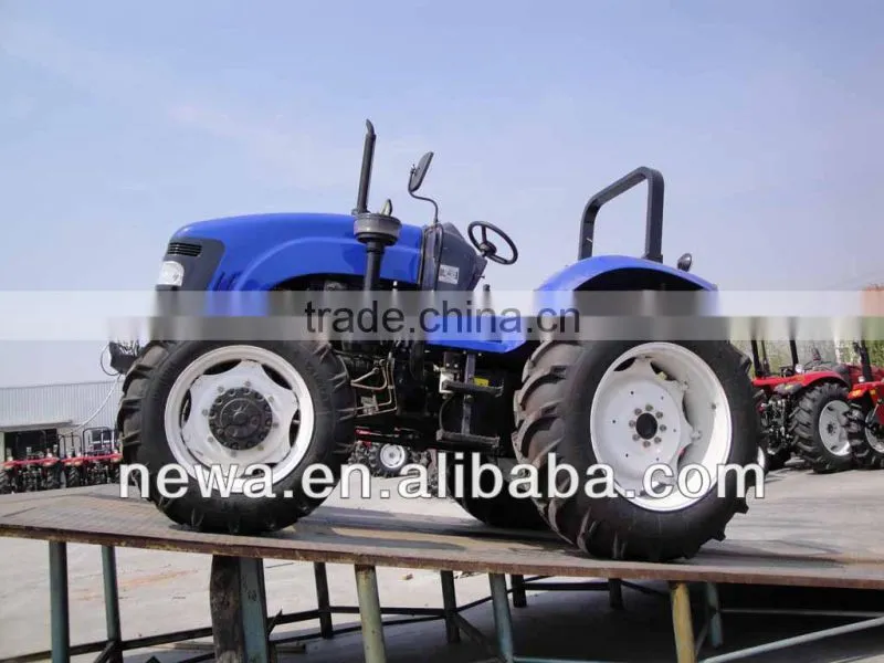 Best seller 75hp 4WD NEW754 with front end loader and backhoe agriculture tractor
