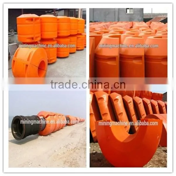 HDPE Pipe Floats with Dredging Pipeline for Sand & Slurry Delivery