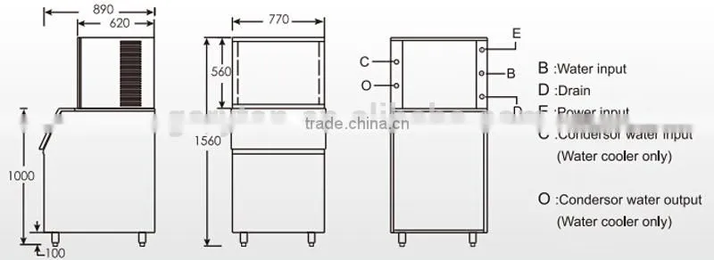 GRT - LB500/600/T Ice making machine
