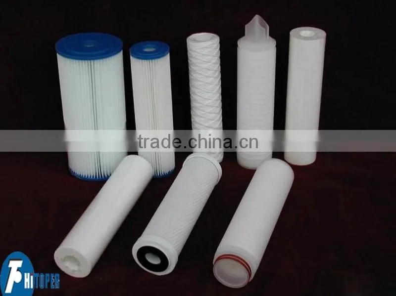 PP. PTFE membrane filter cartridge, membrane filter for water purification