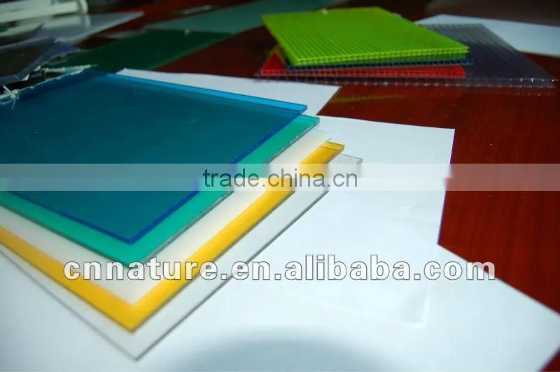 Non-toxic curtain wall dedicated polycarbonate flat sheet pc solid board