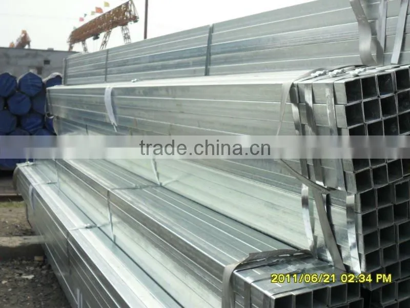 China pipe porn tube/ steel tube 8 manufacturer Pre-galvanized Square Steel Pipe