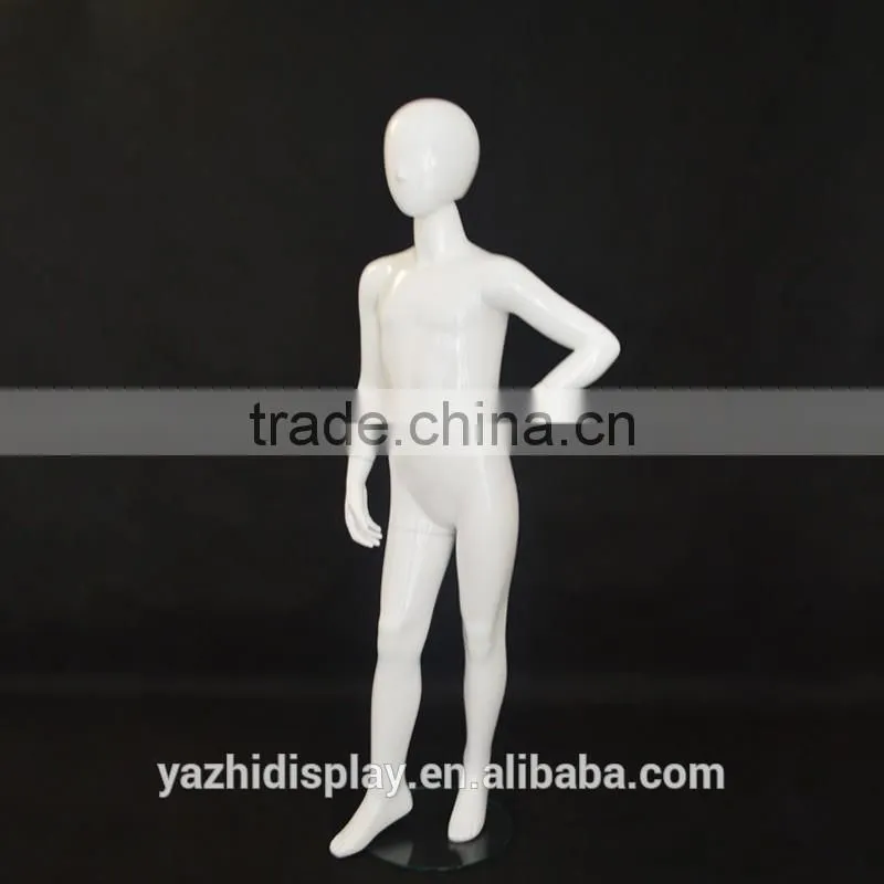 new design cute 6-8 year old child mannequin for window display