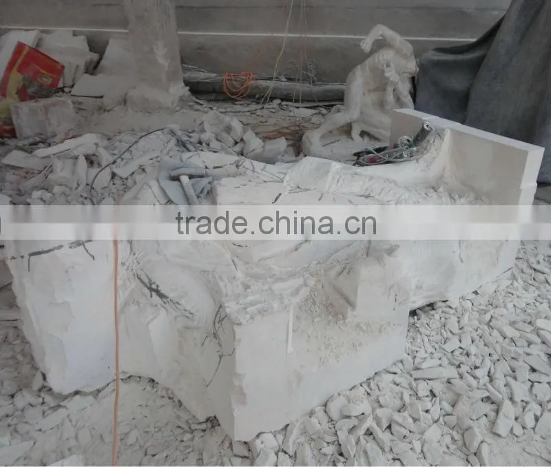 Yellow Decorative Marble Arch Carving Door Frame