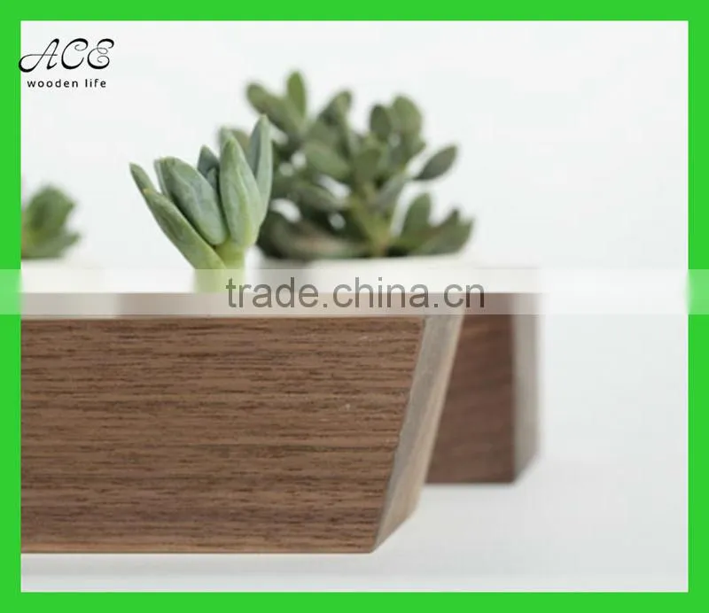 Wooden plant pot Home decorative plant pots wooden planter