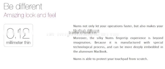 Hot selling Ultra-thin Smart Keypad , Intelligent Tourch Board of glass Number keyboard For Macbook