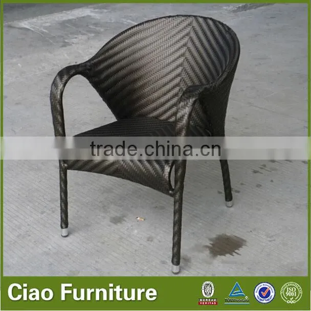 fashion leisure white color rattan chair