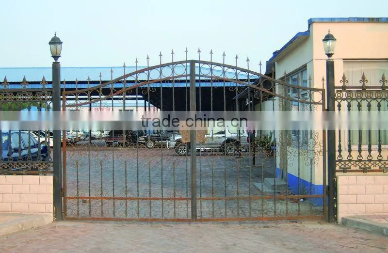 modern galvanized cast iron building Sliding gates