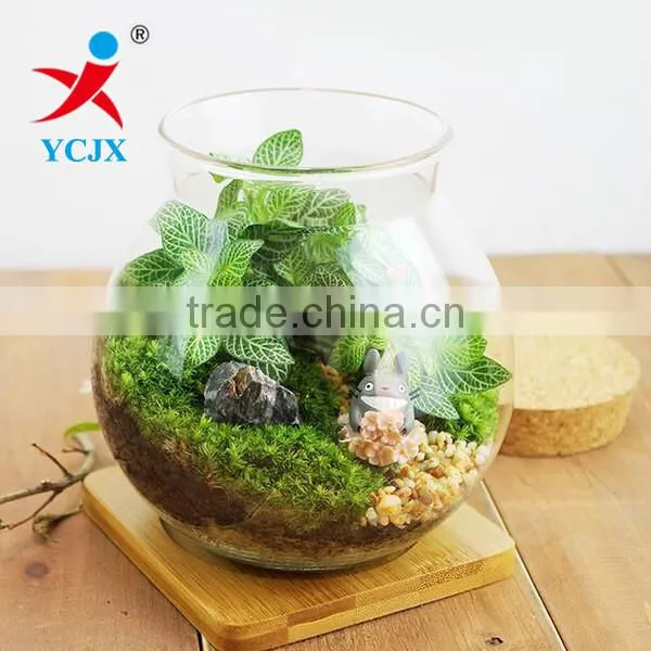 HOT SALE ROUND GLASS BALL CRAFT TERRARIUM WITH CORK LIDS
