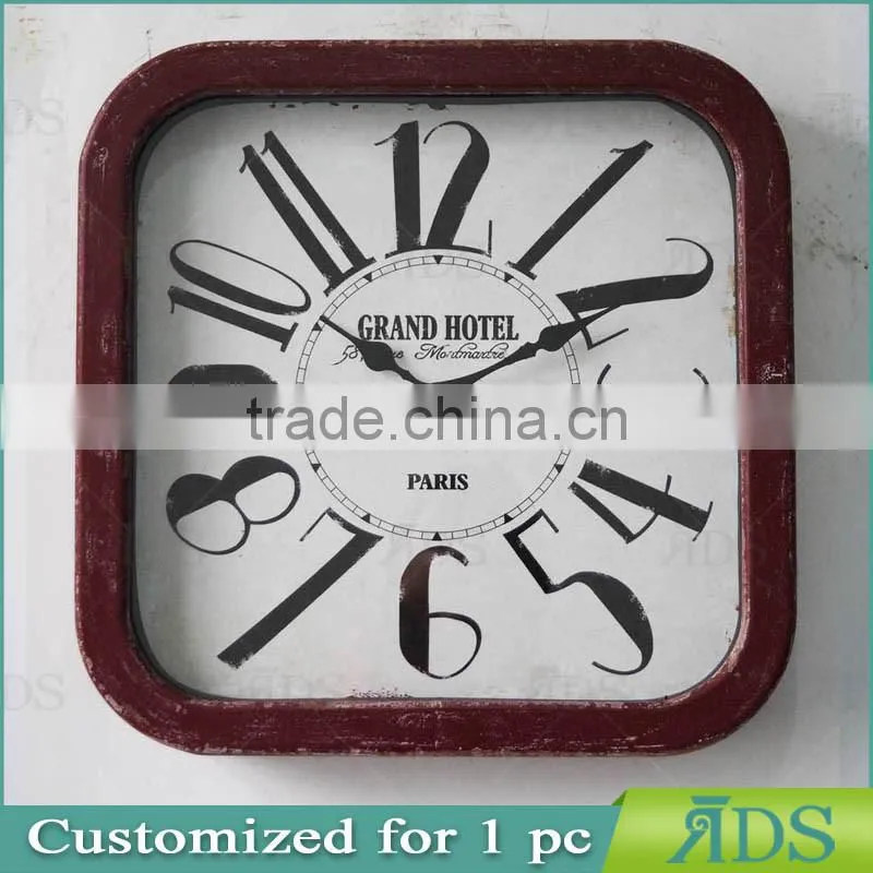 Antique wooden wall clock