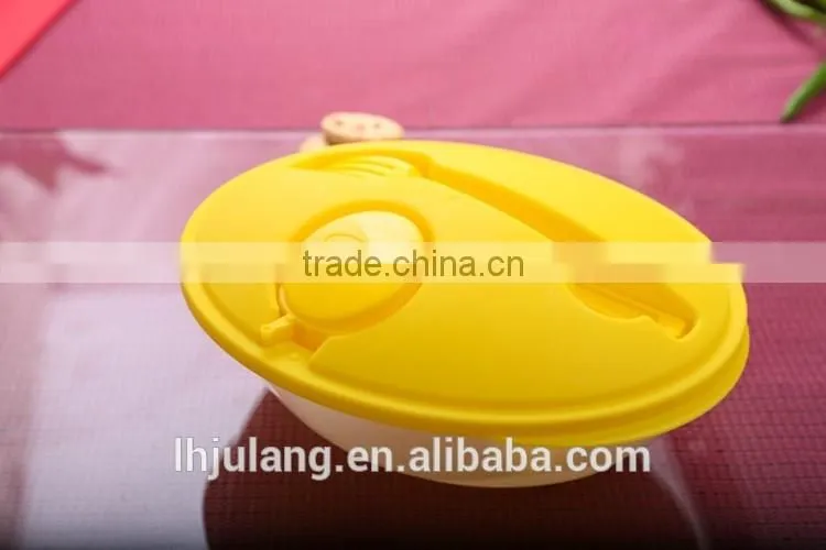 BPA-Free plastic lunch box with fork and sourcing container