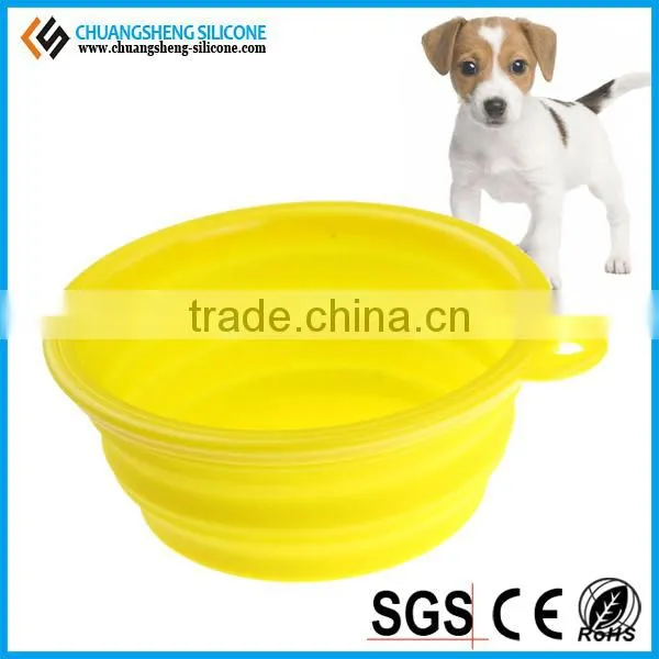2010 hot selling silicone folding wild bird chicken pet feeder for all kinds of pets