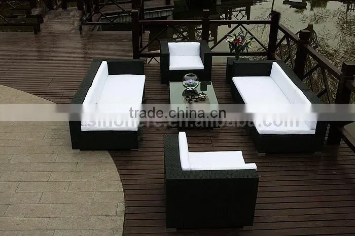 outdoor wicker furniture rattan sofa set for sale