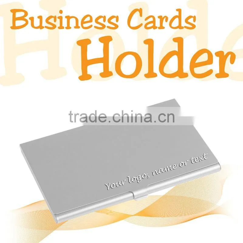 New Alloys Aluminum Pocket Business Name Credit ID Card Case Metal Box Holder