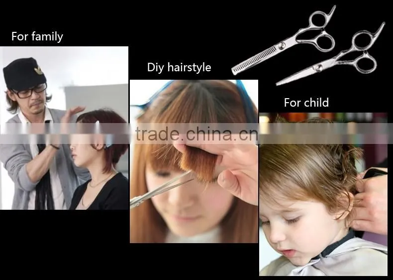 Hot Selling Promotional Hair Scissors Set, 6 inch Hair Cutting and Thinning Shears