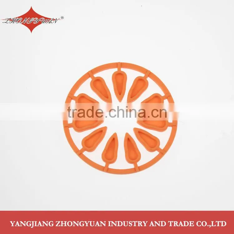 Classic design double stars shaped silicone mat