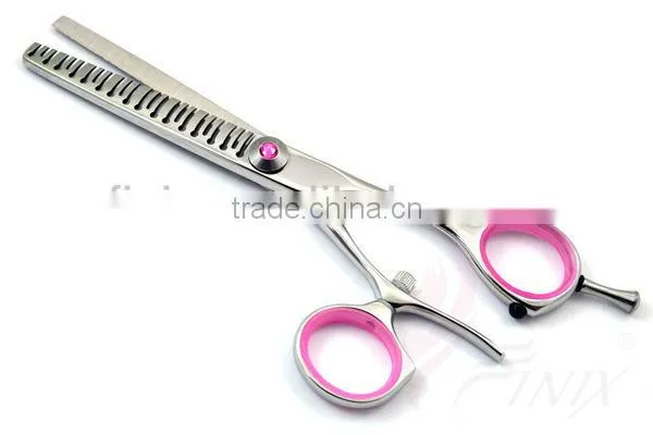 Double Finger Rest Professional Hair Thinning Scissors