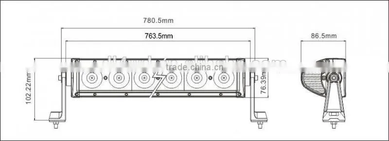140w Off Road Portable LED Light Bar For Trucks Accessories
