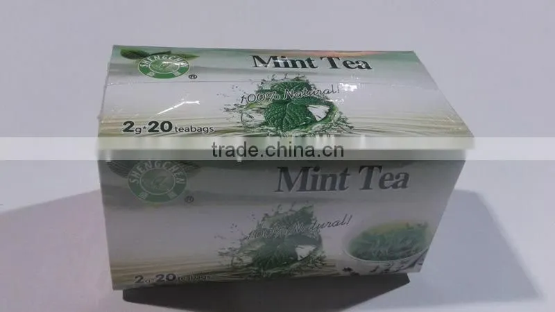 Mint Teabag, Green Teabag, Te Verde De China