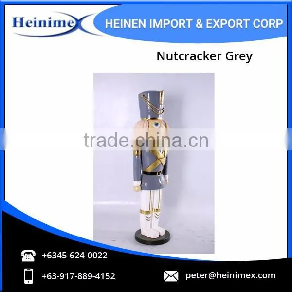Attractive and Decorative Nutcracker Grey Statue