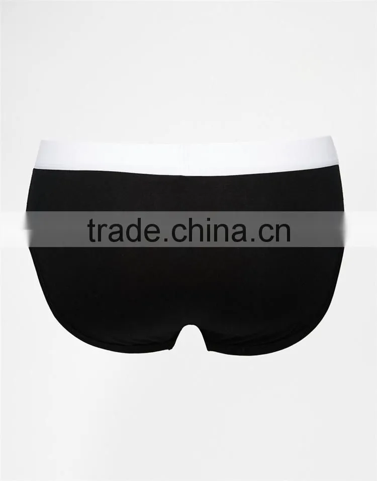 5 Pack Mens Disposable Briefs Wholesale with Contrast Trim