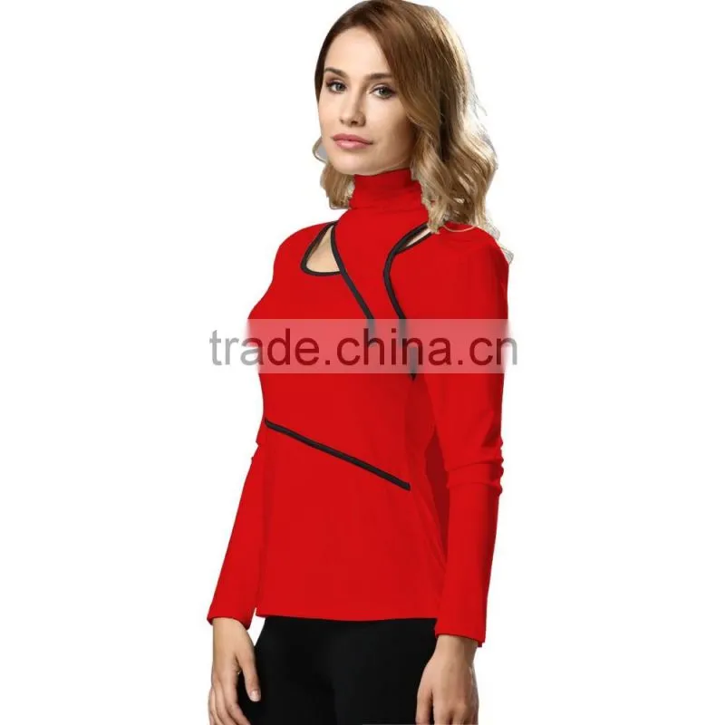 New fashion woman style lace blouse long sleeve office wear blouse ladies 2017