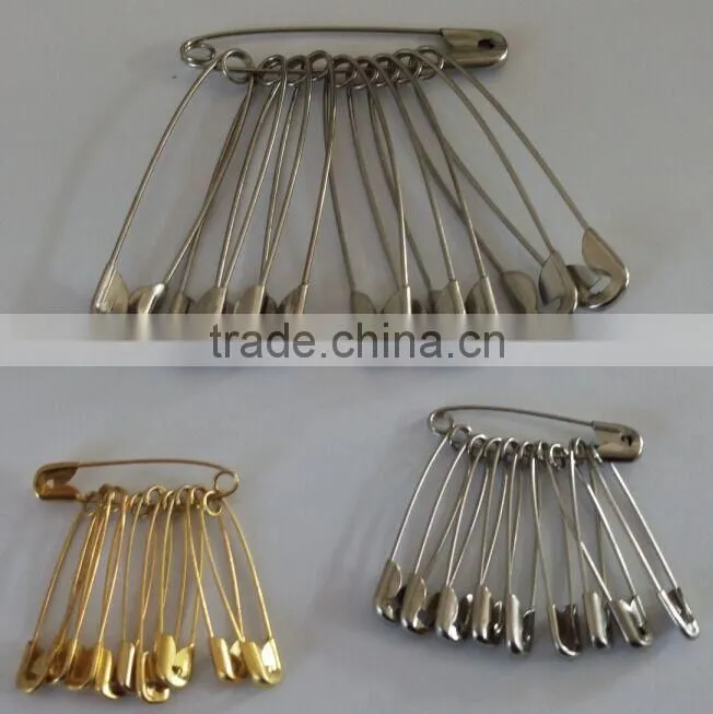 Hang tag safety pins with different size