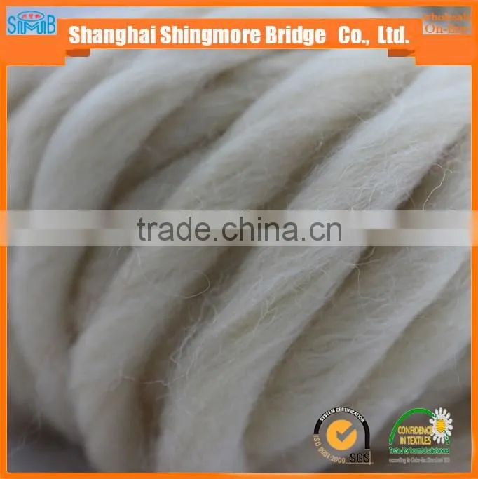 Shopping knitting yarns china supplier hot wholesale oeko tex certified 1/0.2Nm chunky wool yarn in low price