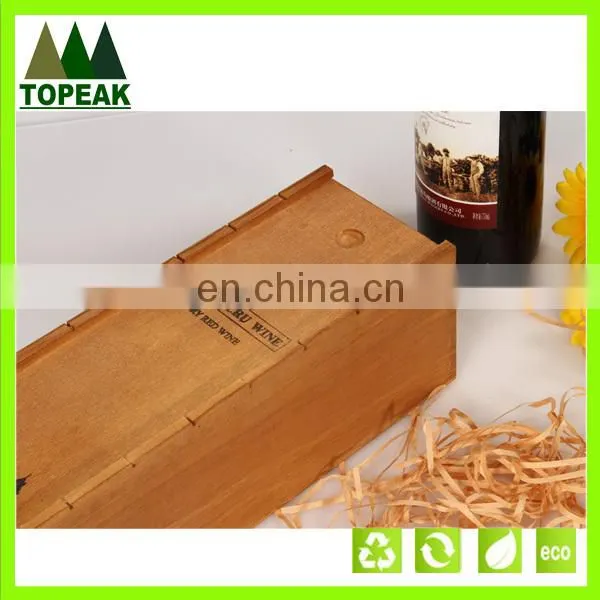 high quality wooden wine box 1/2/4/6 bottles WD-007 wooden box