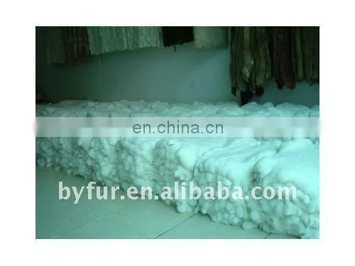 BY-T001 dressed rex rabbit fur skin, rabbit fur skin