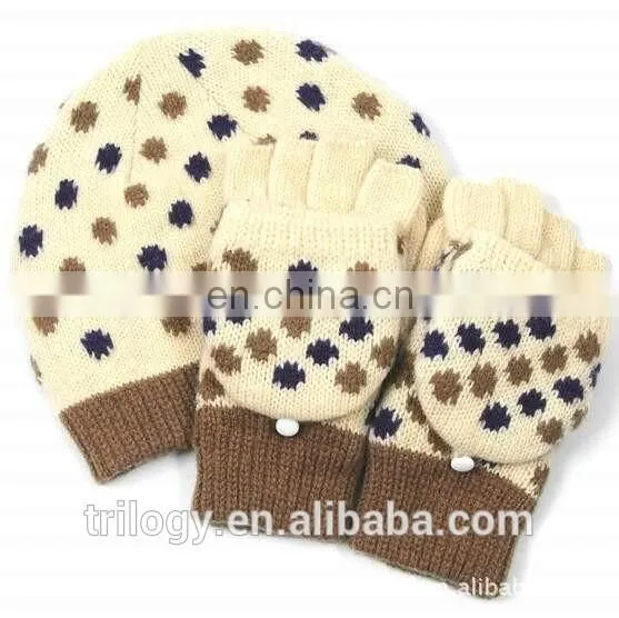 fashion kids animal polar fleece hat mitten set / toddler hat scarf sets