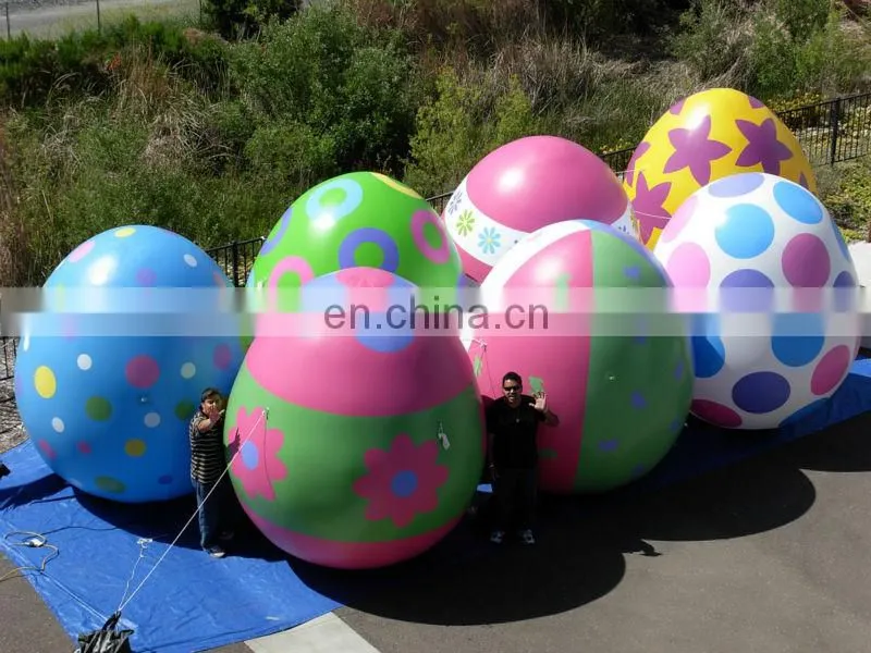 Giant inflatable easter egg for decoration