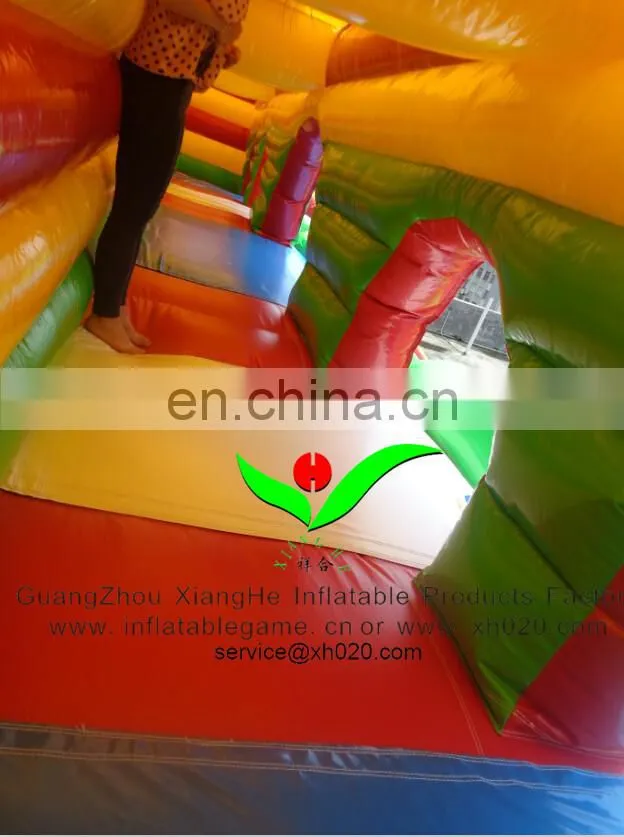 PVC Tarpaulin suitable on Square inflatable giant cartoon fun city