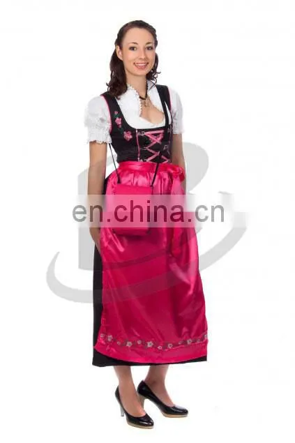 70Cm Dirndl with blouse & apron / Trachten Dirndl Dress / Traditional Bavarian Dirndl (Oktoberfest Dirndls Garments)