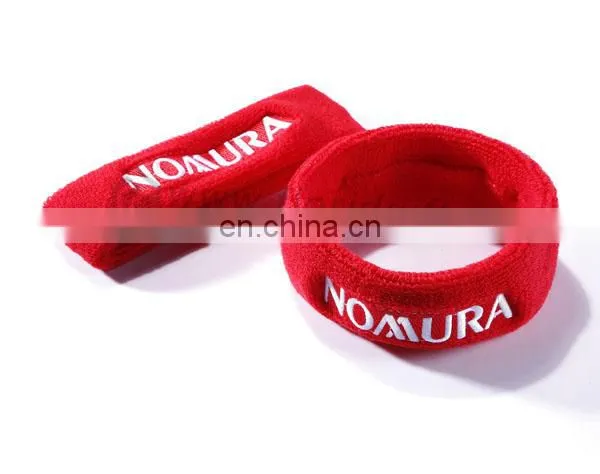 Hot sale Custom logo cotton Sport Head Sweatband for gift