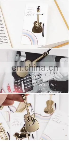 Creative newest music style instrument bookmarker