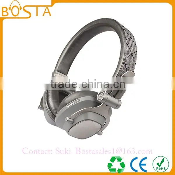 Hifi superior dynamic Wireless freedom bluetooth headsets with invisible microphone